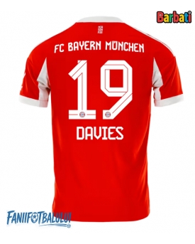 Bayern Munich Alphonso Davies #19 Tricou Fotbal Replică 2025-26 Barbati Acasa